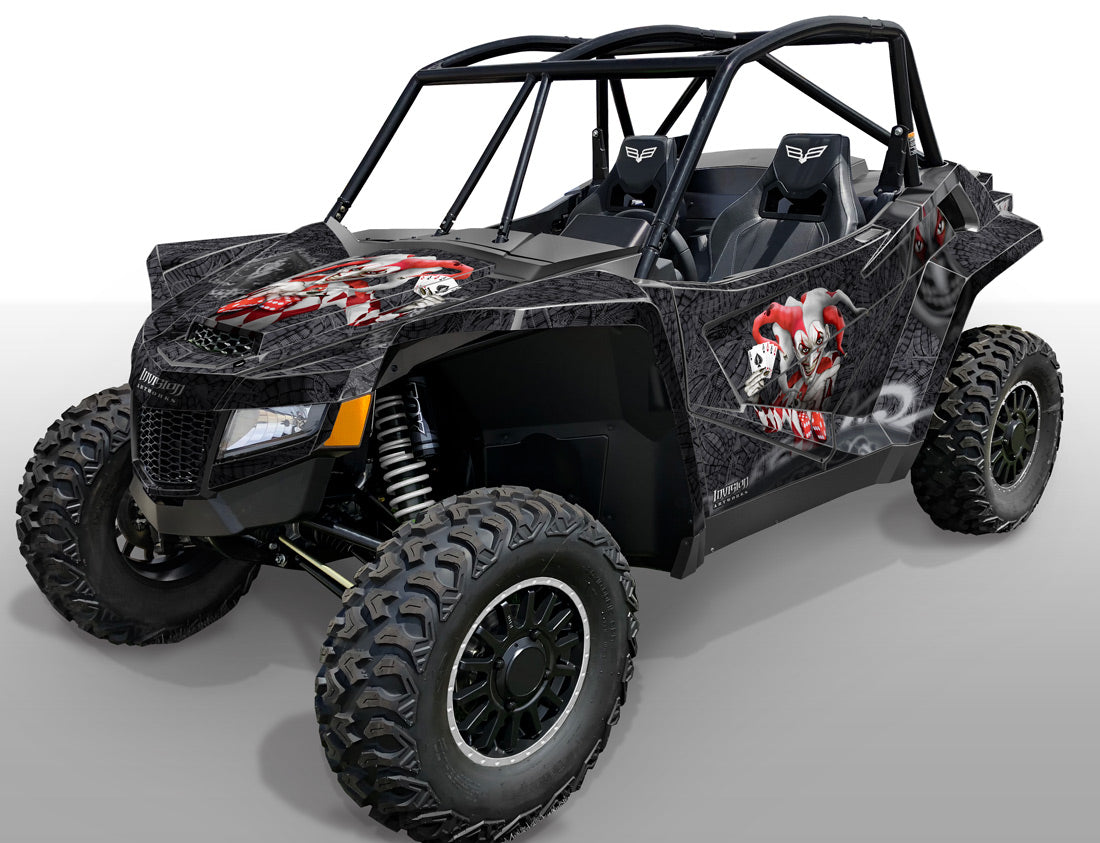 The Joker - BLACK background RED design