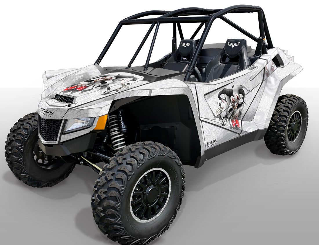 The Joker - WHITE background BLACK design