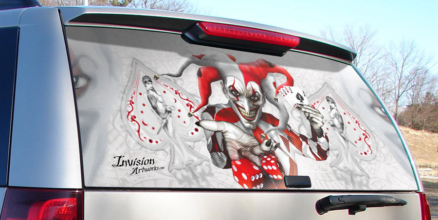 Rear Window Graphics - Invision Artworks Powersports Graphics