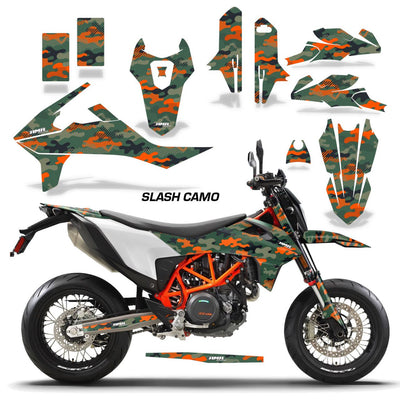 Slash Camo - Orange Design