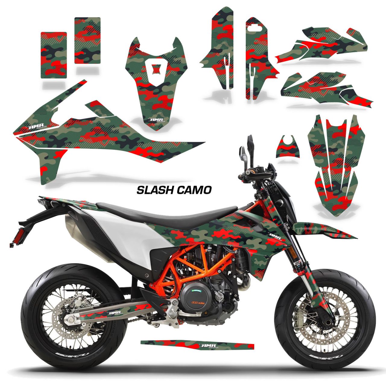Slash Camo - Red Design
