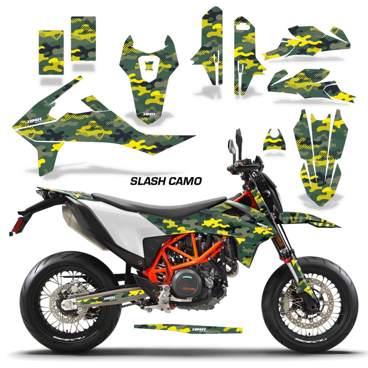 Slash Camo - Yellow Design
