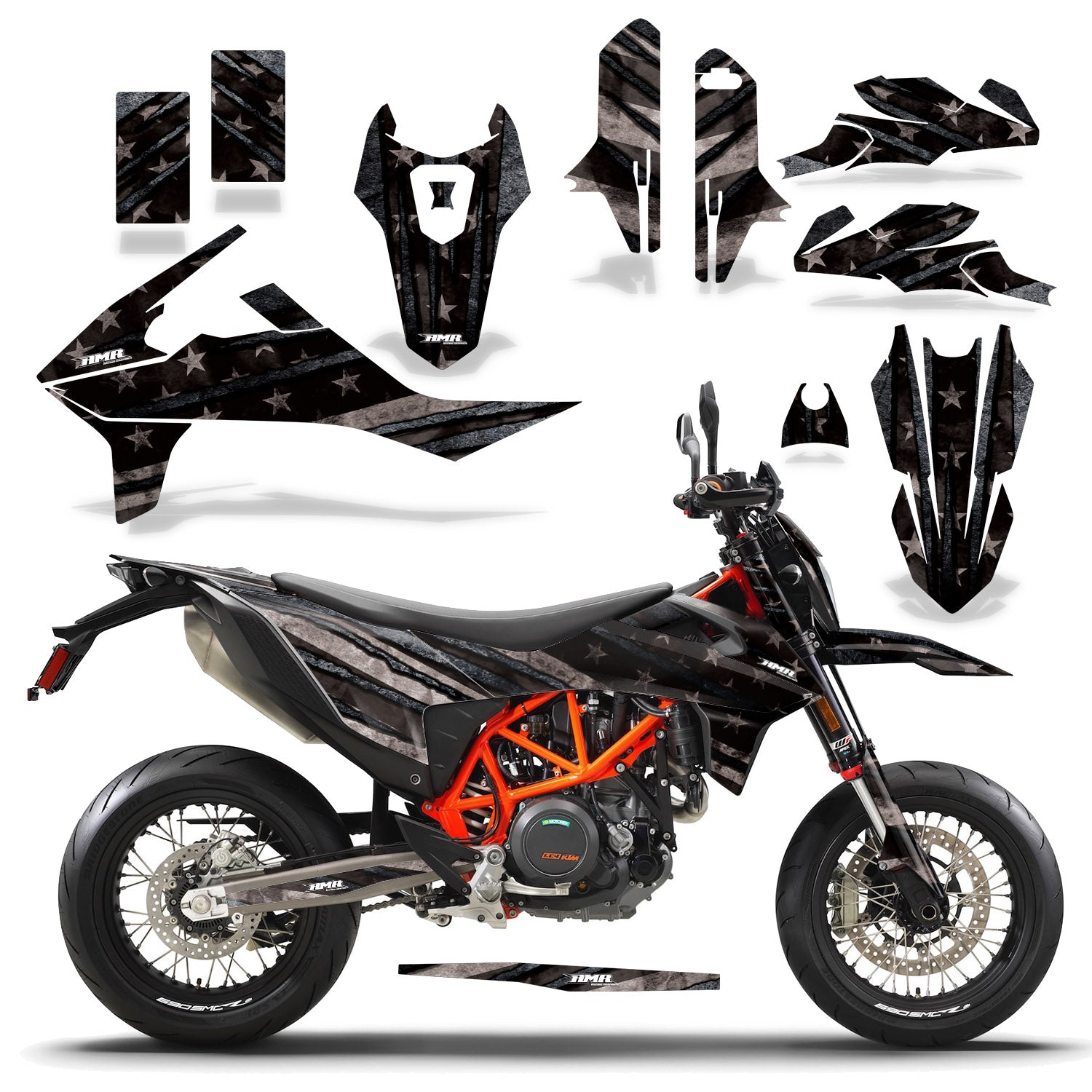 KTM Adventurer 690 SMC R 2019 and 2020,2021,2022,2023 Graphics