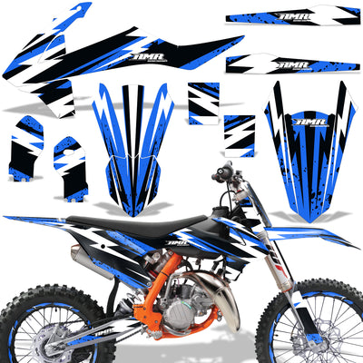 Attack - BLUE design (shown with number plate area)