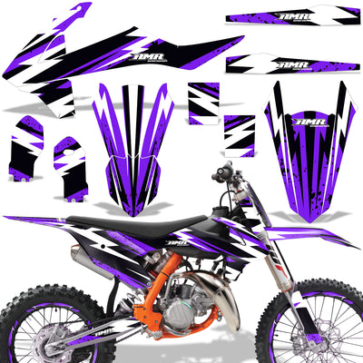 Attack - PURPLE design (shown with number plate area)
