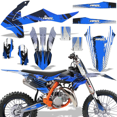 Carbon X - BLUE design (shown with number plate area)