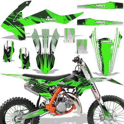 Carbon X - GREEN design (shown with number plate area)