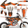 Carbon X - ORANGE design (shown with number plate area)