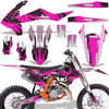Carbon X - PINK design (shown with number plate area)