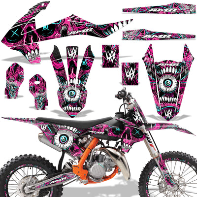 Frenzy - PINK design (shown with number plate area)