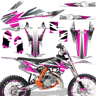 Slash - PINK design (shown with number plate area)