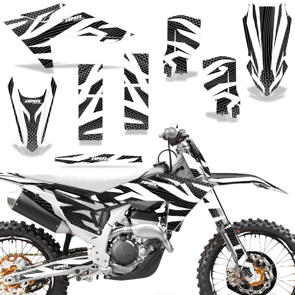 Kit Adesivi KTM SXF 250-450 Black Grey Team Noxriders,Spedizioni Gratuite