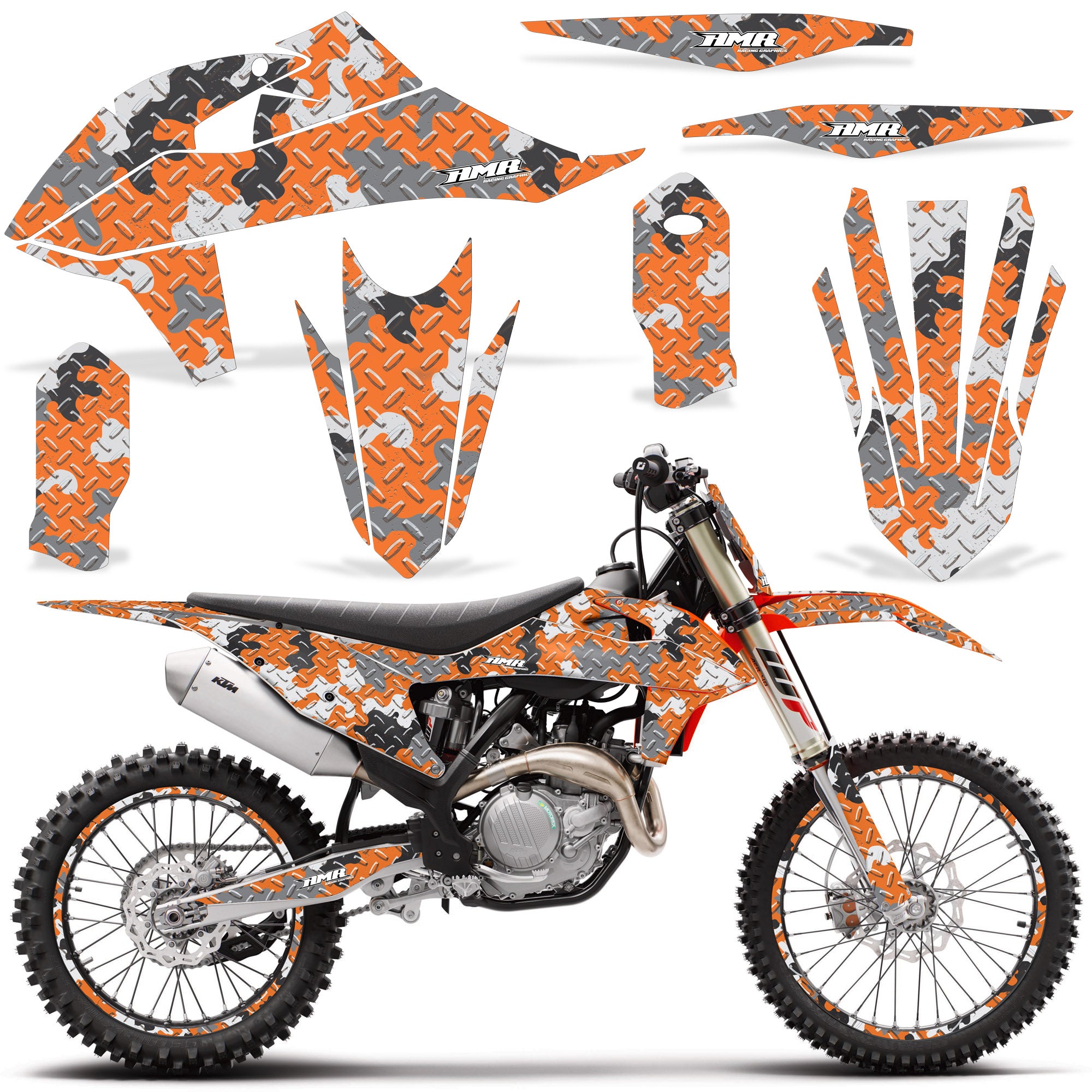 Camoplate - Orange Design