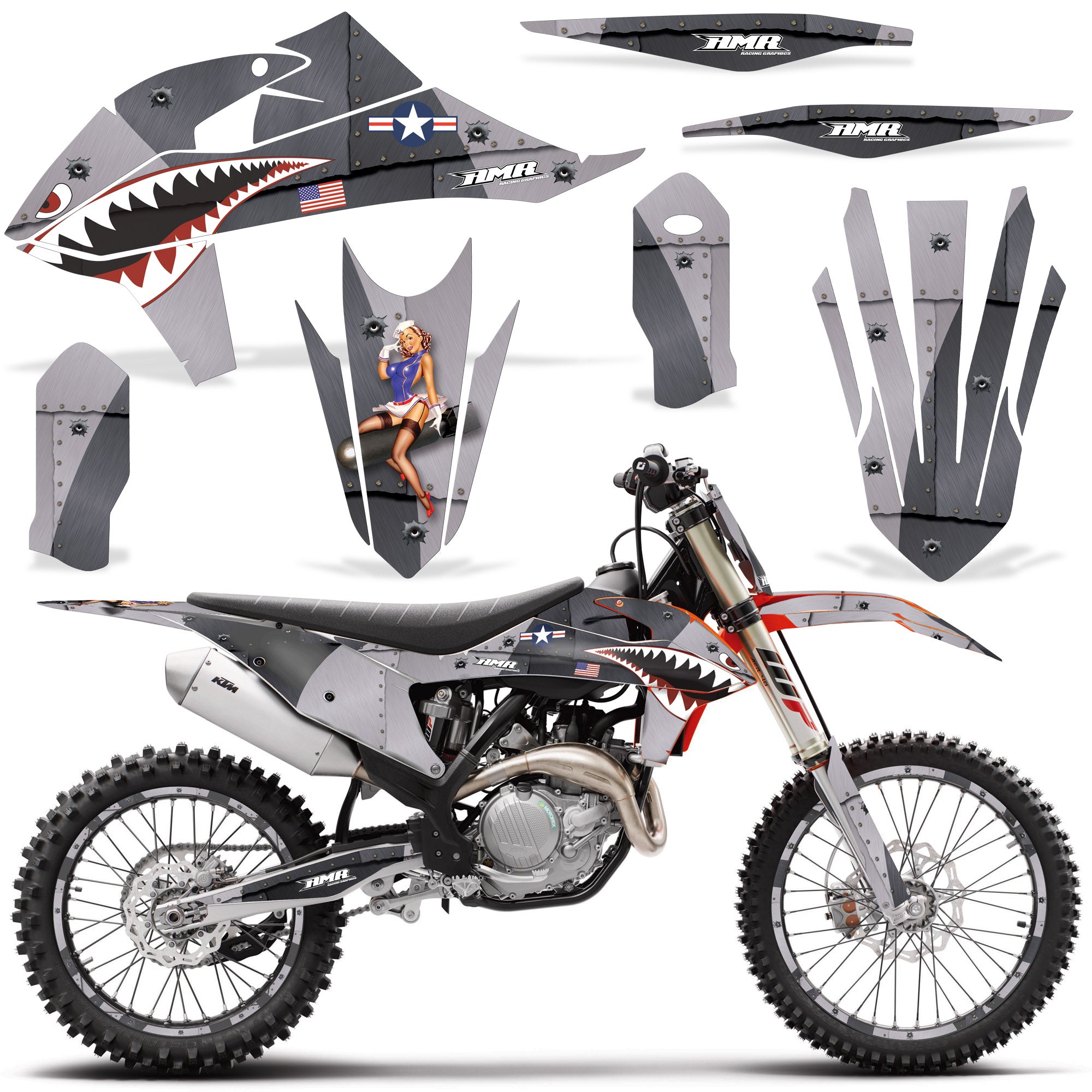 P40 Warhawk - Silver Design