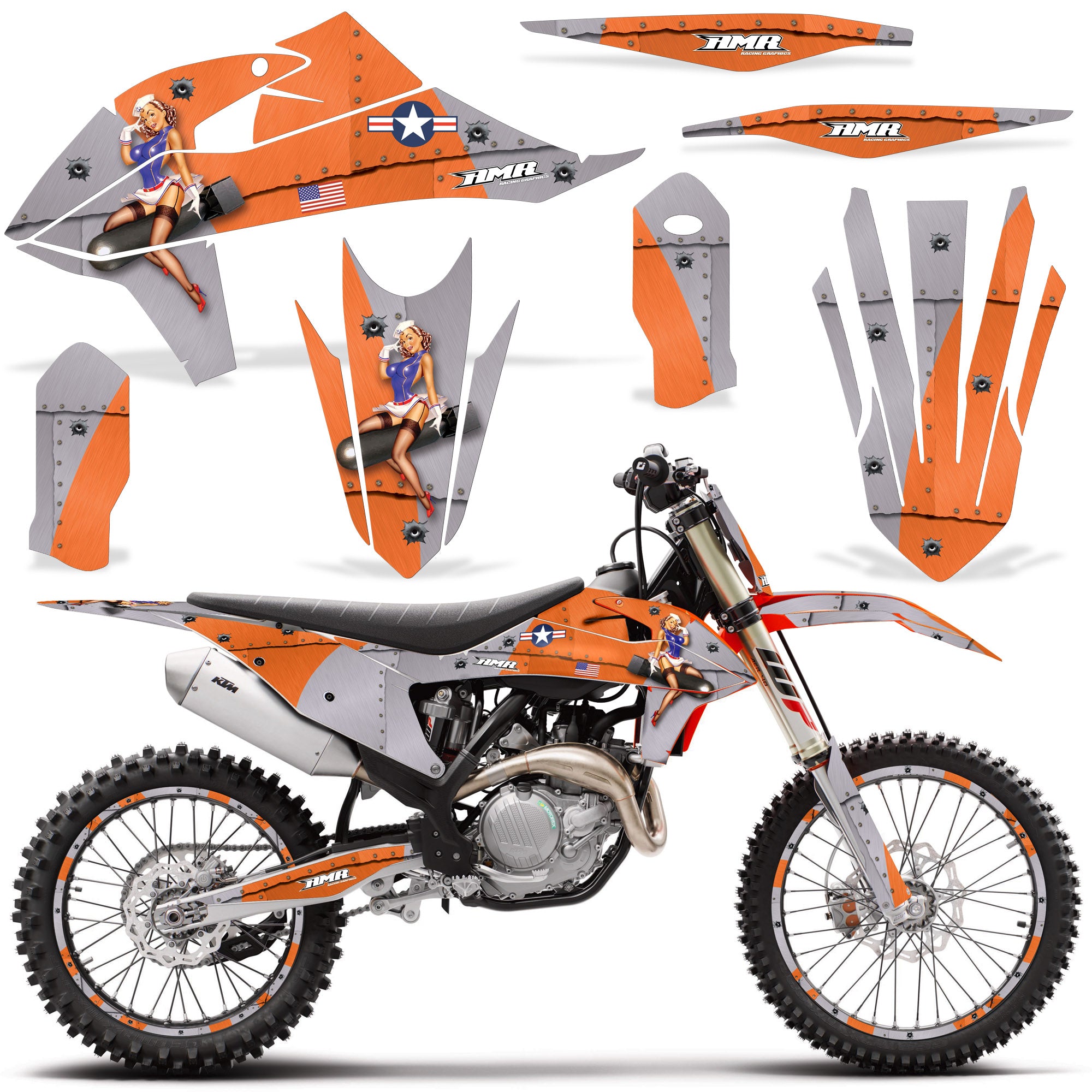 Bomber - ORANGE Design