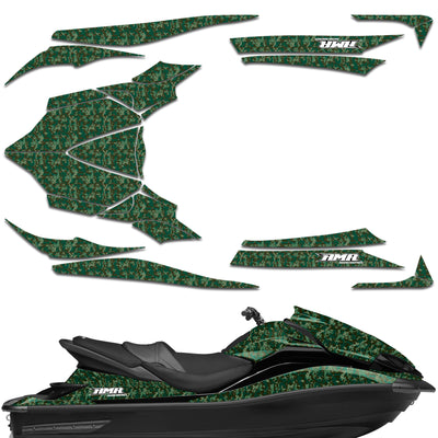 Digigital Camo - Army Green design