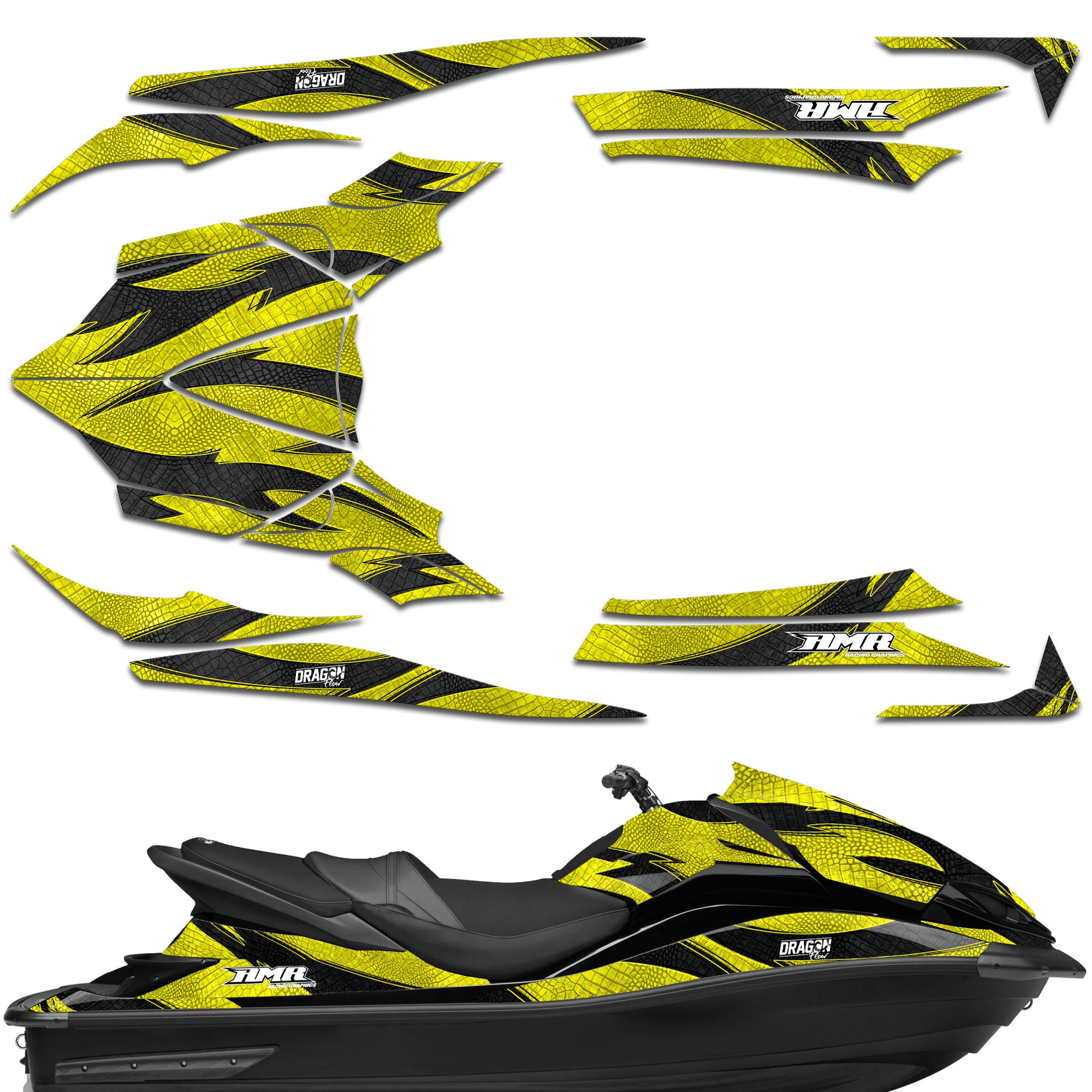 Dragon Flow - YELLOW design