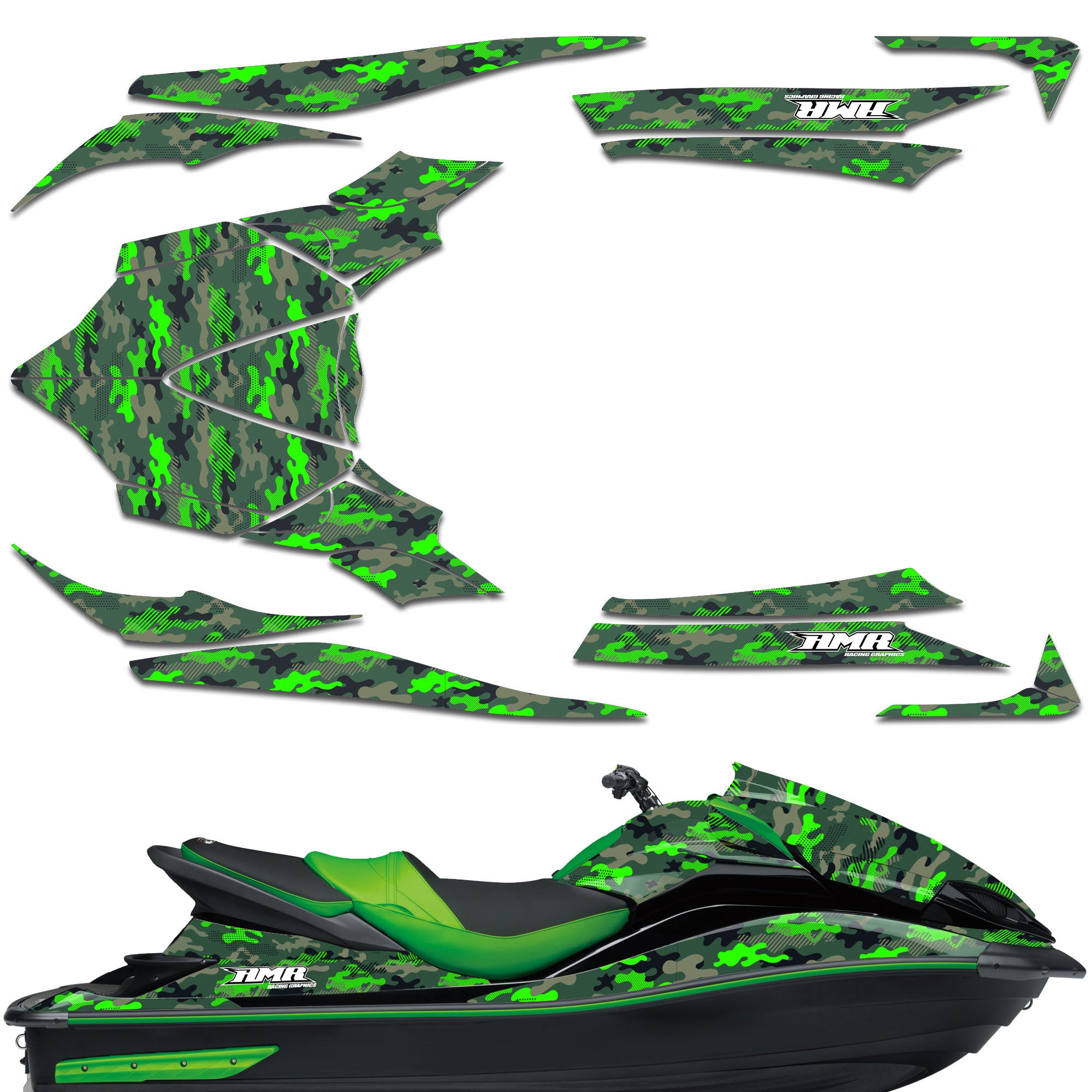 Slash Camo - Green design