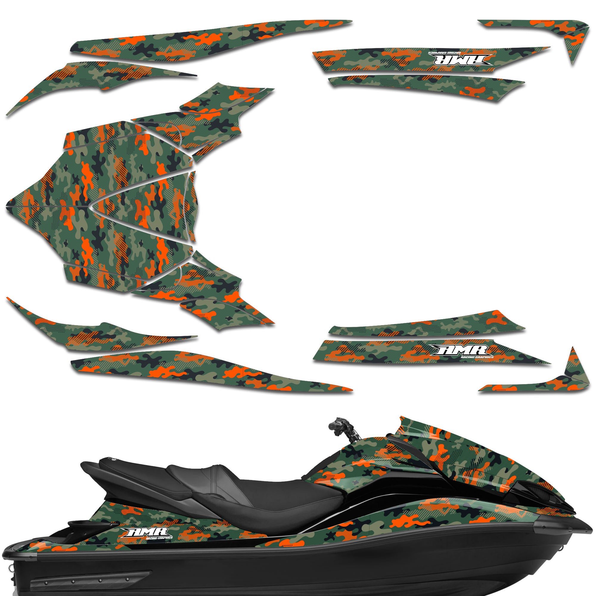 Slash Camo - ORANGE design