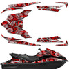 Psycho Kraken - BLACK background RED design