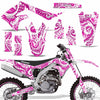 Psycho Kraken - Pink Background White Design shown with number plate, and rim protectors (optional)
