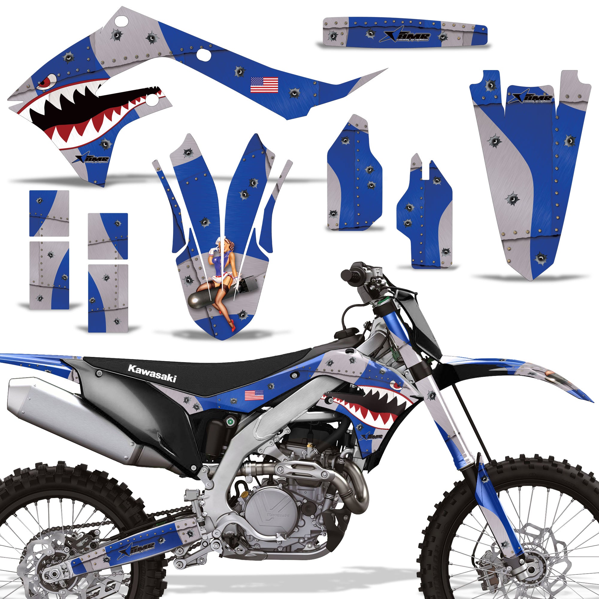 Kawasaki KX 250F(2021-23) /450F Graphics (2019-2023)