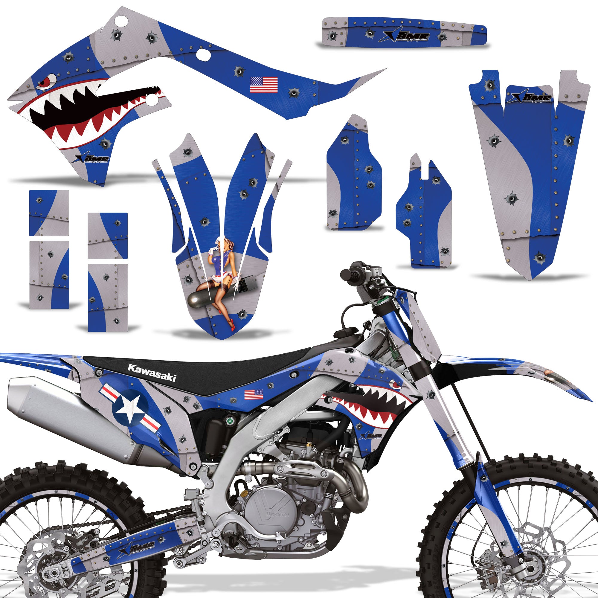 Kawasaki KX 250F(2021-23) /450F Graphics (2019-2023)