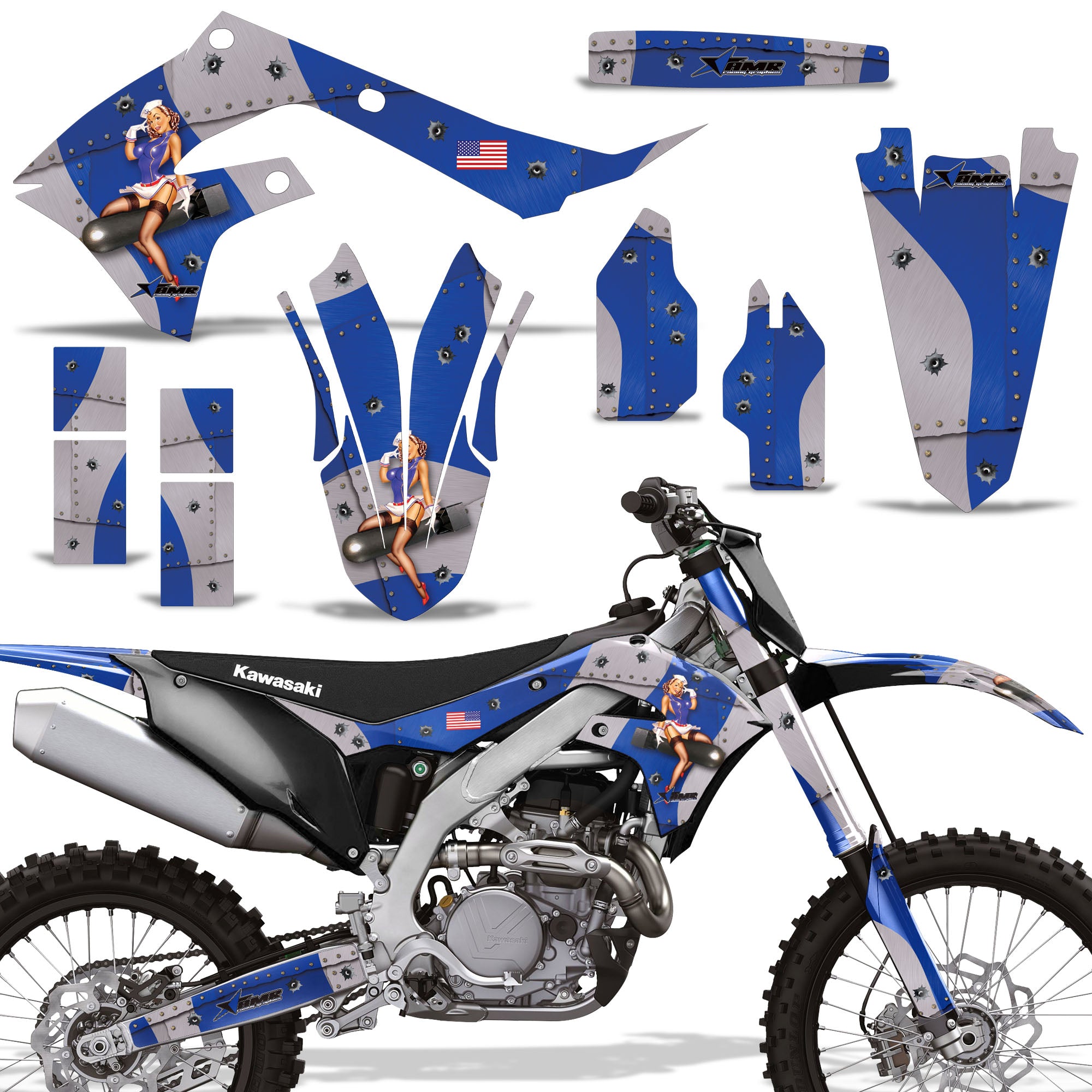 Kawasaki KX 250F(2021-23) /450F Graphics (2019-2023)