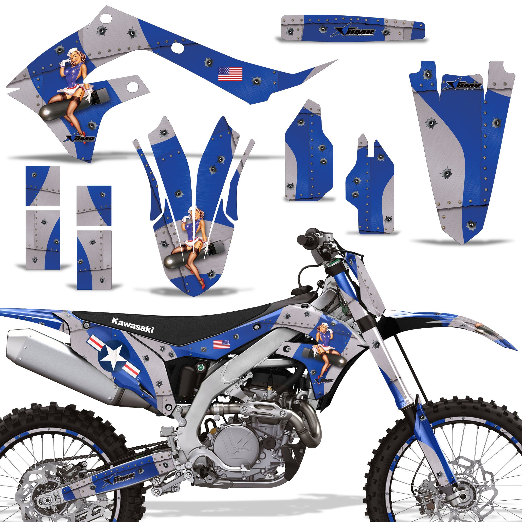 Kawasaki KX 250F(2021-23) /450F Graphics (2019-2023)