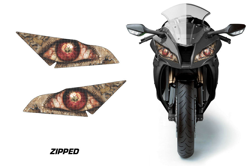 Ninja ZX 10R (2011-2014) Headlight Graphics - Invision