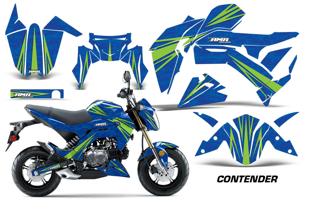Z125 Pro MX Decal Graphic Kit Dirt Bike For Kawasaki 2017-2023