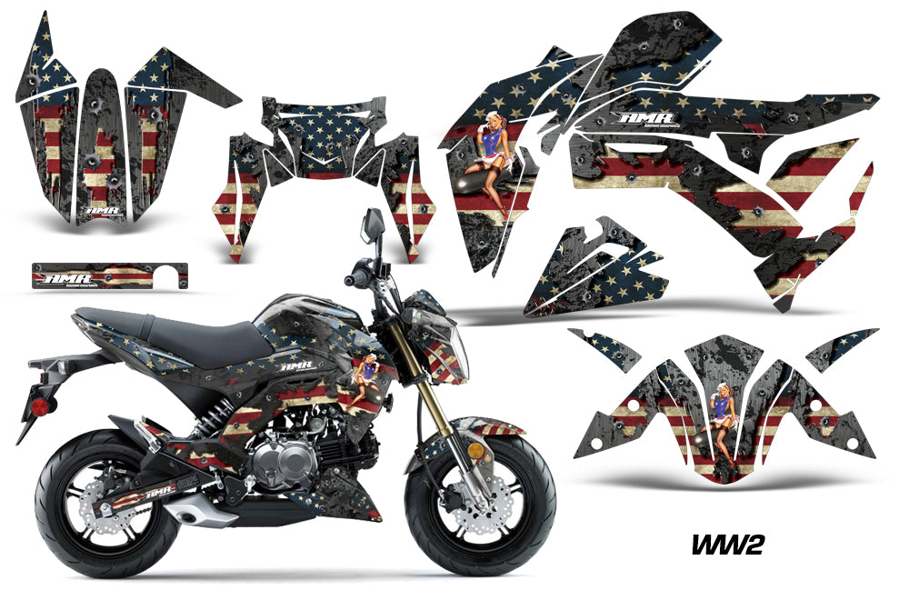Kawasaki Z 125 PRO Graphics Over 100 Designs to Choose From