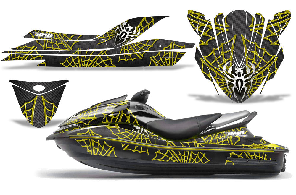 Widow Maker - BLACK background YELLOW design