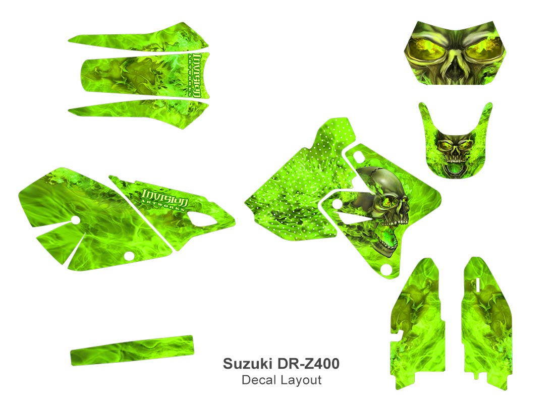 Suzuki DR-Z400 Graphics (2000-2023)