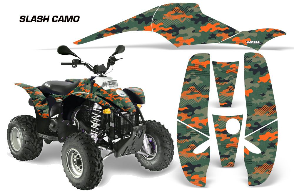 Slash Camo - Orange Design
