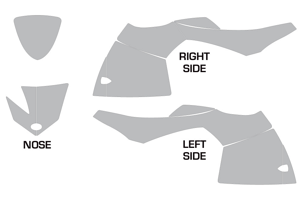 Polaris Fusion Snowmobile Graphics (2005-2007)