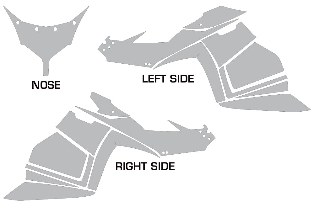 Polaris IQ Race 600 Snowmobile Graphics