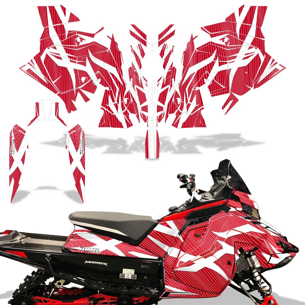 Zooted - RED background WHITE design