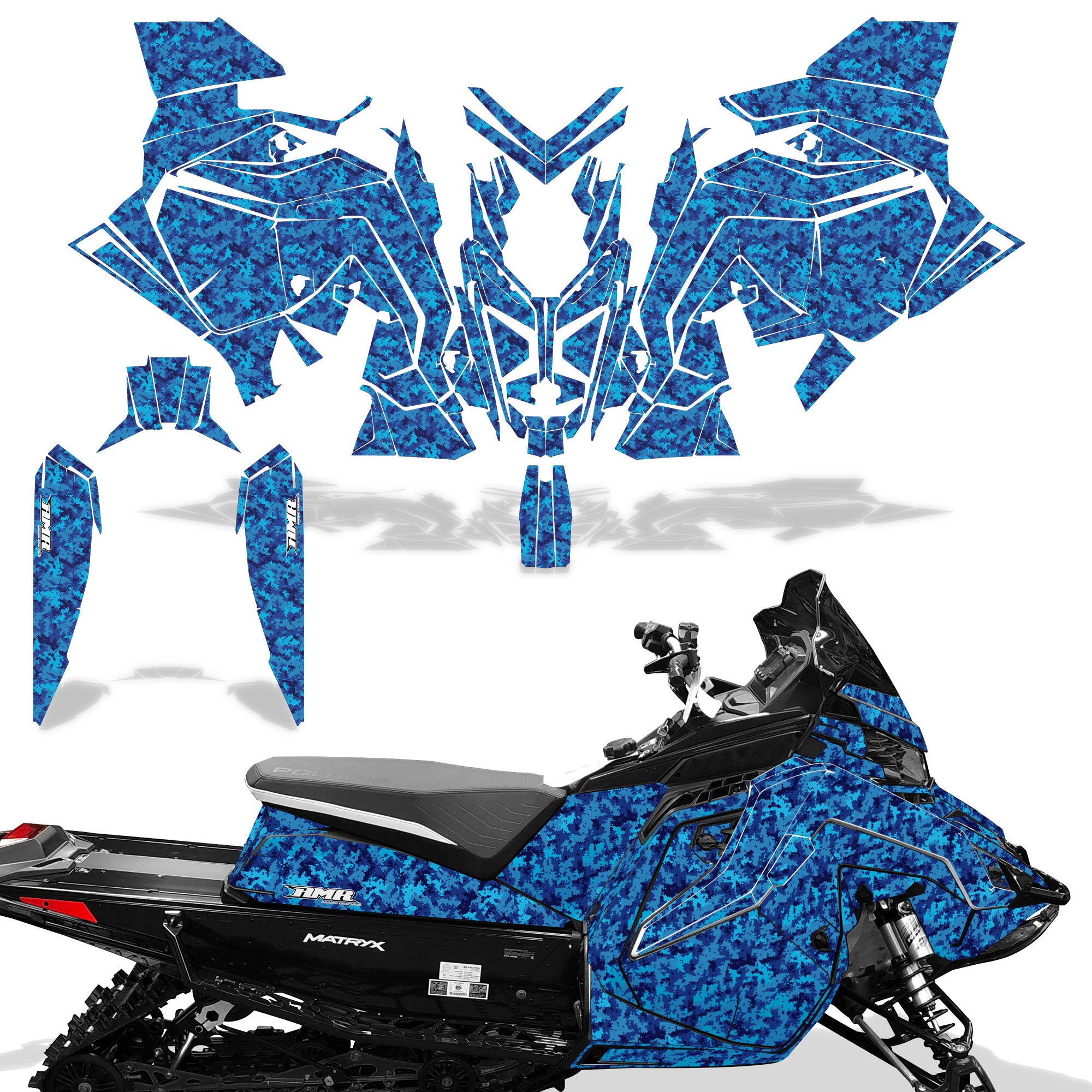 Digi Camo - BLUE design