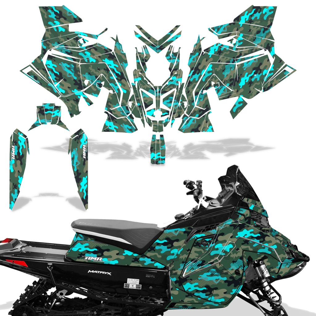 Slash Camo - TEAL design
