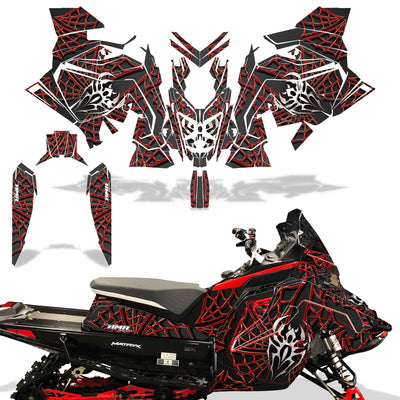 Widow Maker - BLACK background RED design