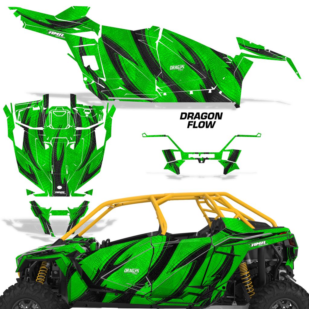 Polaris RZR Pro 4-Door Graphics (2019-2024)