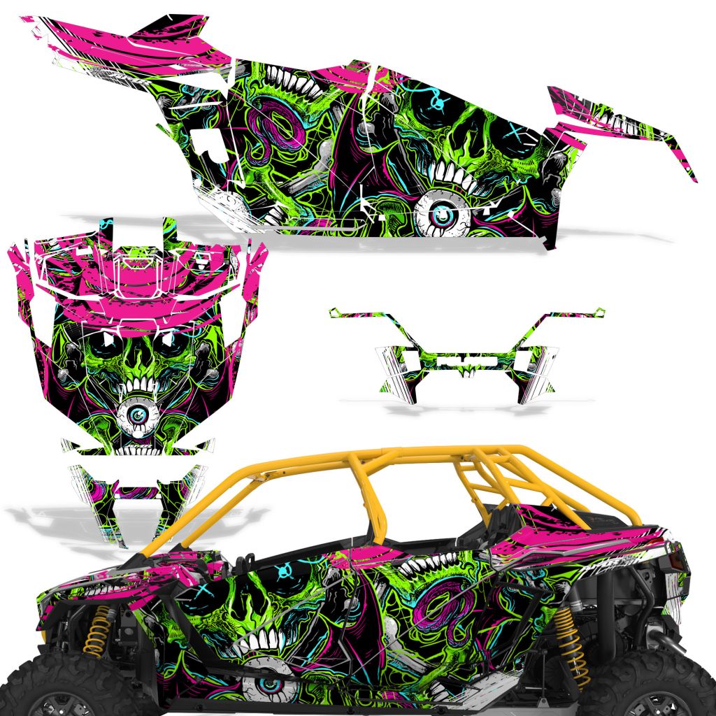Polaris RZR Pro 4-Door Graphics (2019-2024)