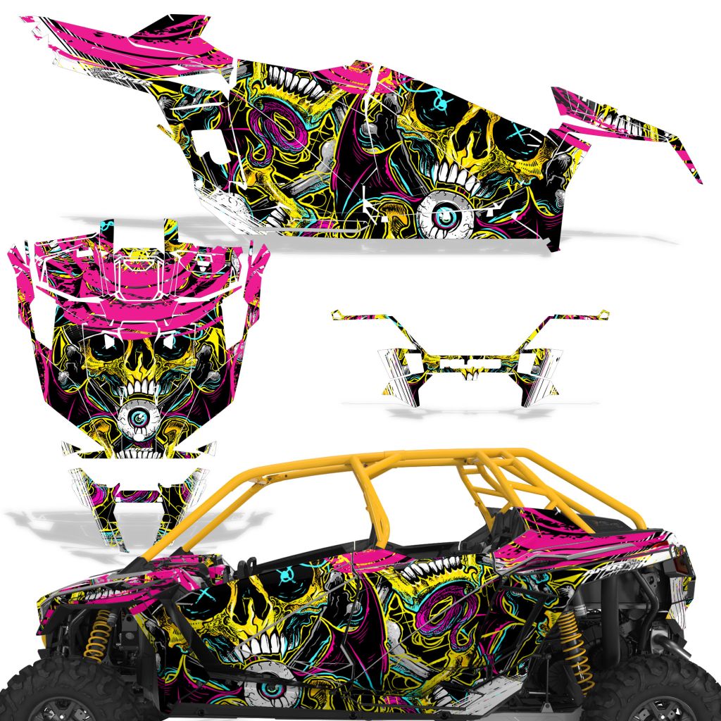 Polaris RZR Pro 4-Door Graphics (2019-2024)
