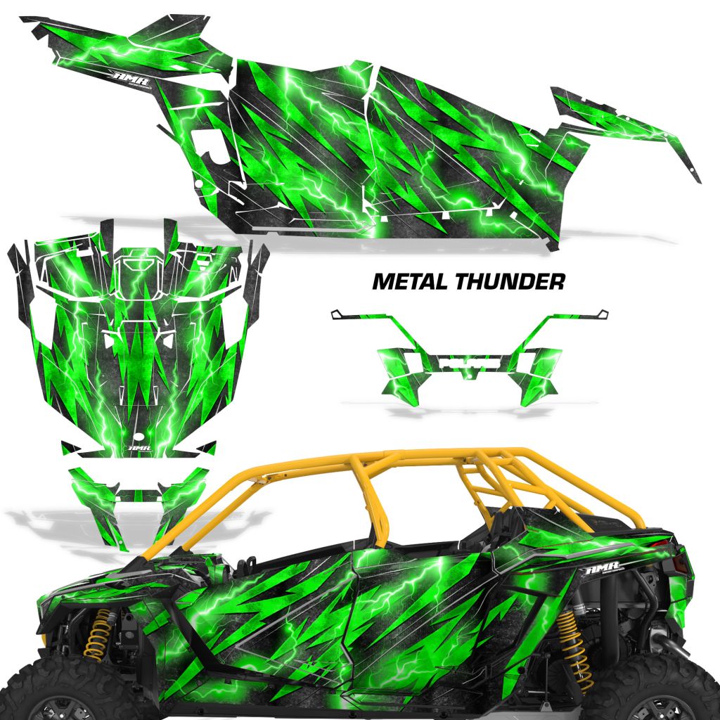 Polaris RZR Pro 4-Door Graphics (2019-2024)