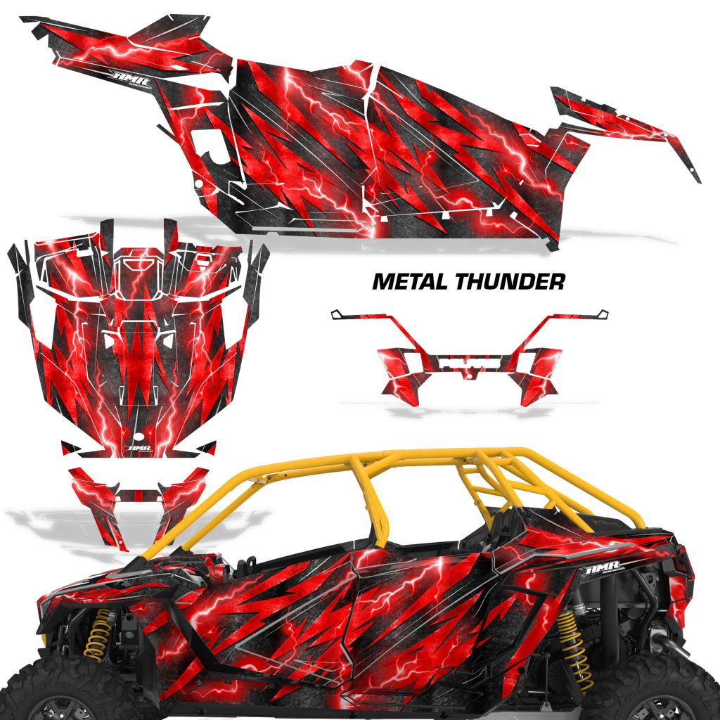 Polaris RZR Pro 4-Door Graphics (2019-2024)