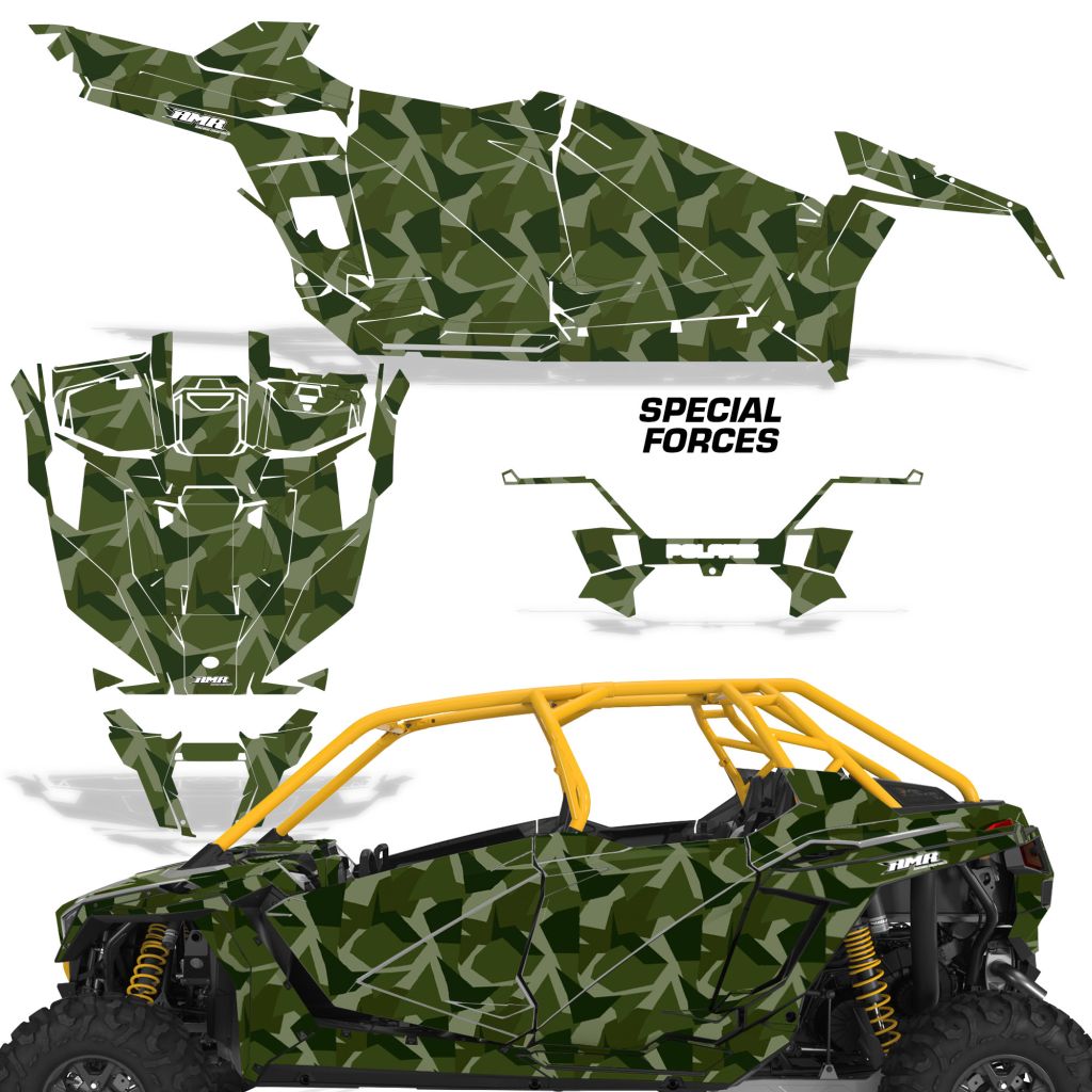 Polaris RZR Pro 4-Door Graphics (2019-2024)
