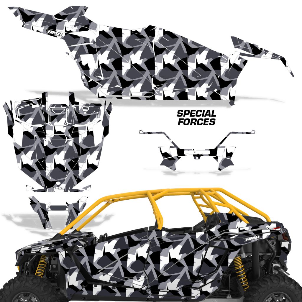 Polaris RZR Pro 4-Door Graphics (2019-2024)