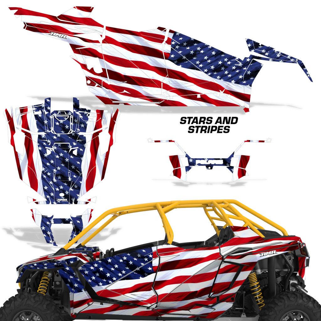 Polaris RZR Pro 4-Door Graphics (2019-2024)