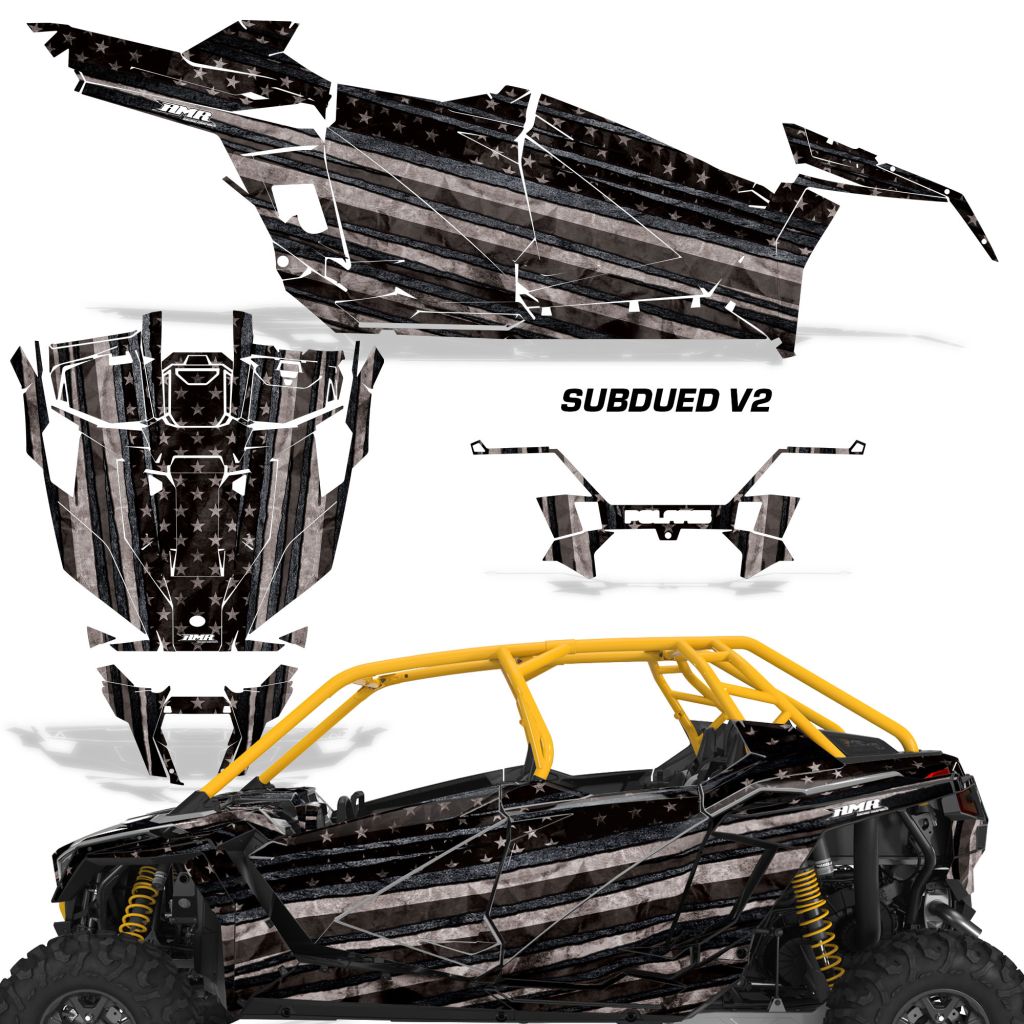 Polaris RZR Pro 4-Door Graphics (2019-2024)